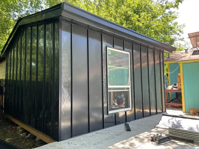 Black standing seam metal wall panels for Roof Inspection in Grover Beach